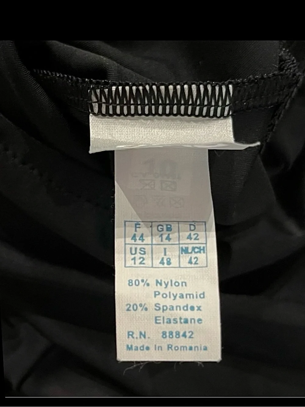 RARE NWOT Diva by Rachel Pappo Black Designer Resort Beach Dress Cover Up Sz 12 - Picture 13 of 13